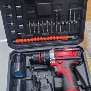 H.R 12V Cordless Drill Set with Steel Chuck and 26 Accessories