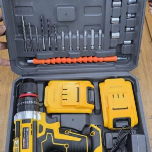 Dewen 20V Cordless Steel Chuck 26 Pcs Accessories, 20V Drill Machine