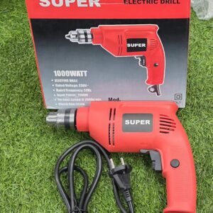 Super 1000 Watt Drill Machine, 10 mm Chuck, Regulator Option Available.