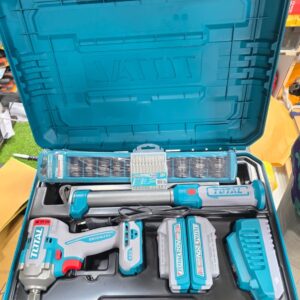 Total 405 N.m Impact Wrench Double Battery, Heavy Light Free, Guti-Set 10 Pcs Free