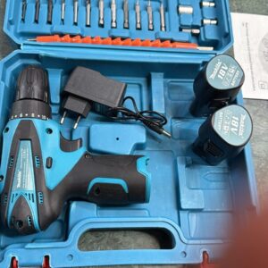Makita 12V Cordless 24 Pcs Accessories Double Batter,  Heavy Quality.
