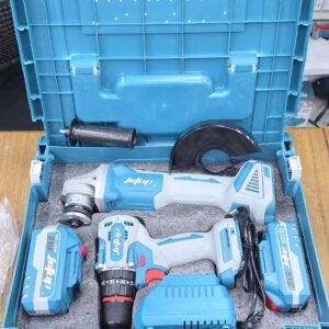 JC TOP 21V Brushless Cordless Plus Battery Grinding 5 Machine" 2 Pcs Combo Set,
