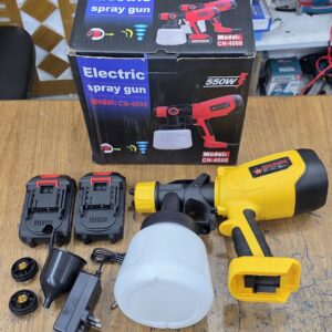 21V Battery Spray Gun Machine Double Battery, 550 Watt, Model CN 4000