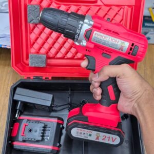 Pride Lion 21V Cordless Machine, High Quality Drill Machine, 2 Pcs Battery