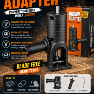 কাঠ কাটার Jigsaw Adapter – Drill to Jigsaw Converter | Blade Free