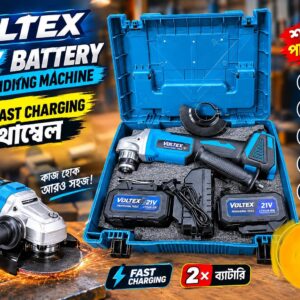 Voltex 21V 4" Battery Grinding Machine 4A.h Battery